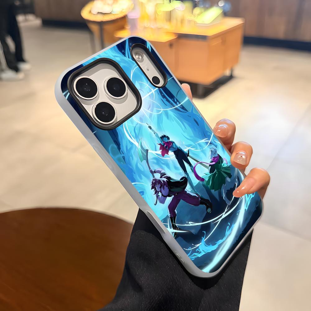 Game D-D-Deltarune Phone Case For IPhone 17 Air 16 E 15 14 Plus 13 12 11 Pro Max Jelly 2 In 1 Protective Case