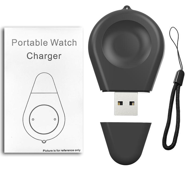 

USB-зарядное устройство 5V1A, совместимое с Huawei Watch GT6 PRO/GT6 /GT5/GT4/GT3/GT2, магнитное, портативное, беспроводная зарядка для путешествий чёрный