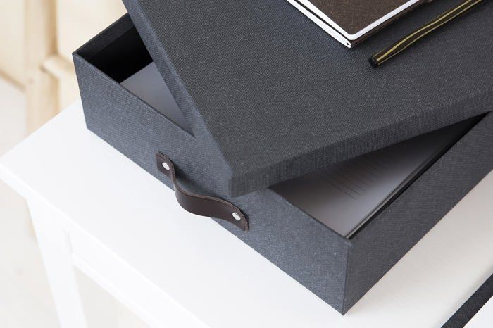 Porte courrier - bigso box of sweden - 9451c6843 - éco-responsable - couvercle pratique - a4