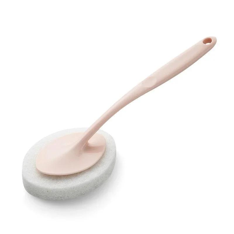 Portable Toilet Brush Multifunction Sponge 1pcs Long Handle Bathtub Floor Home Cleaning Bathroom Home Accessories Items Supplies