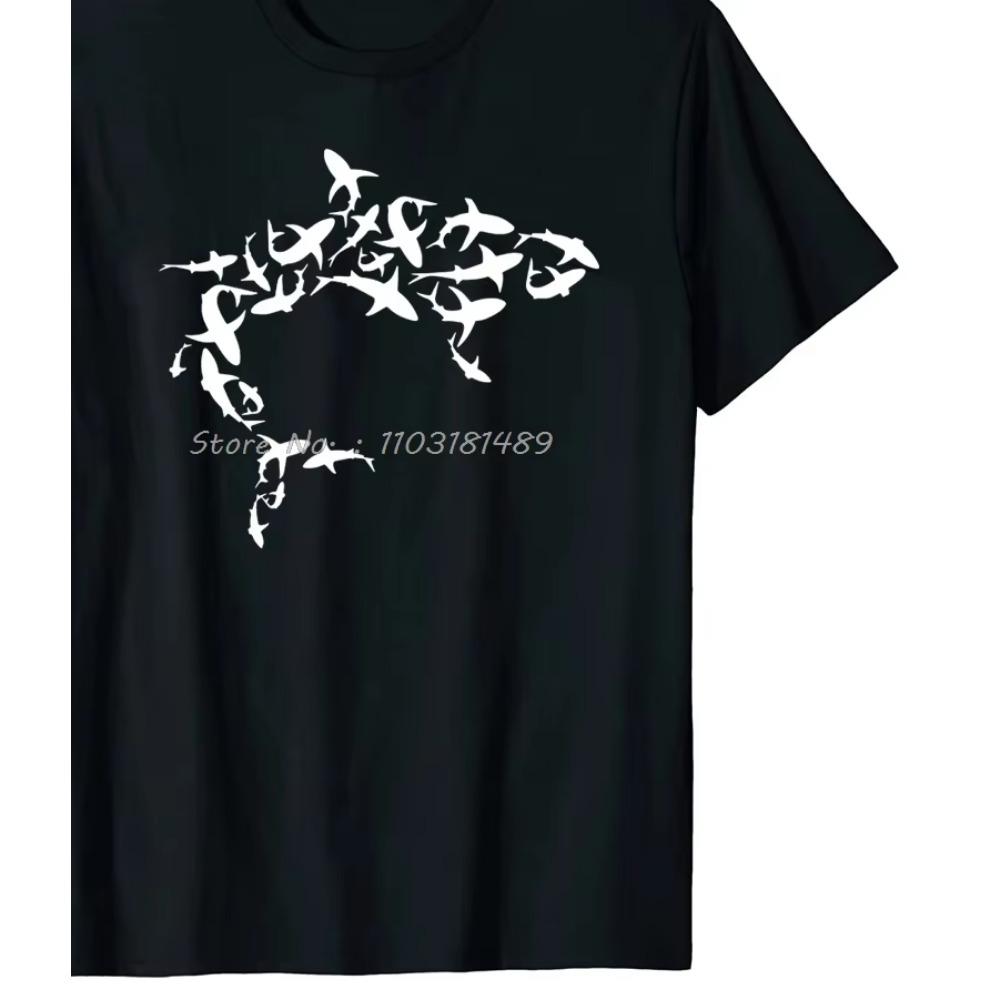 Great White Shark Lover Marine Biology Animal Science T Shirts Graphic Streetwear Short Sleeve Birthday Gifts Summer T-shirt