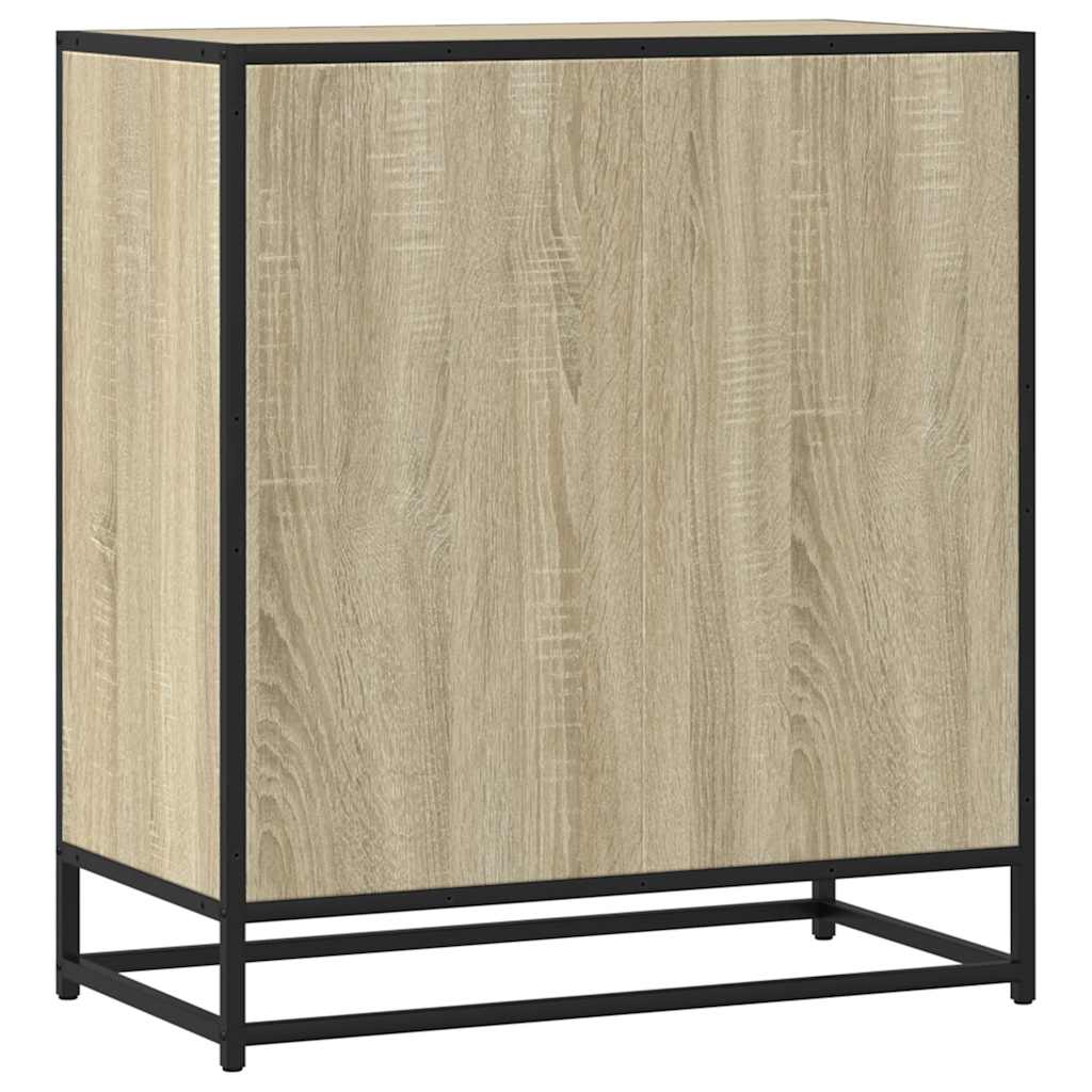 Vidaxl Komoda, Dąb Sonoma, 68X35X76 Cm, Materiał Drewnopochodny