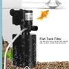 3 v 1 filtrační filtrační kyslíková aerační pumpa na vodu pro akvárium akvária