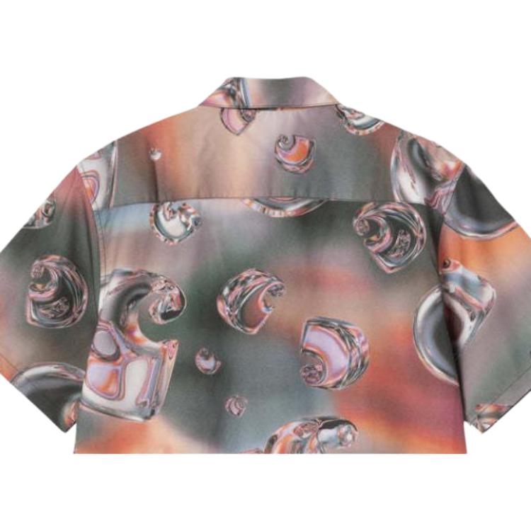 Carhartt WIP FW25 Short Sleeve Solar Chrome Shirt All Over Print Comfortable Minimalist Unisex shirts I035155-32L-XX