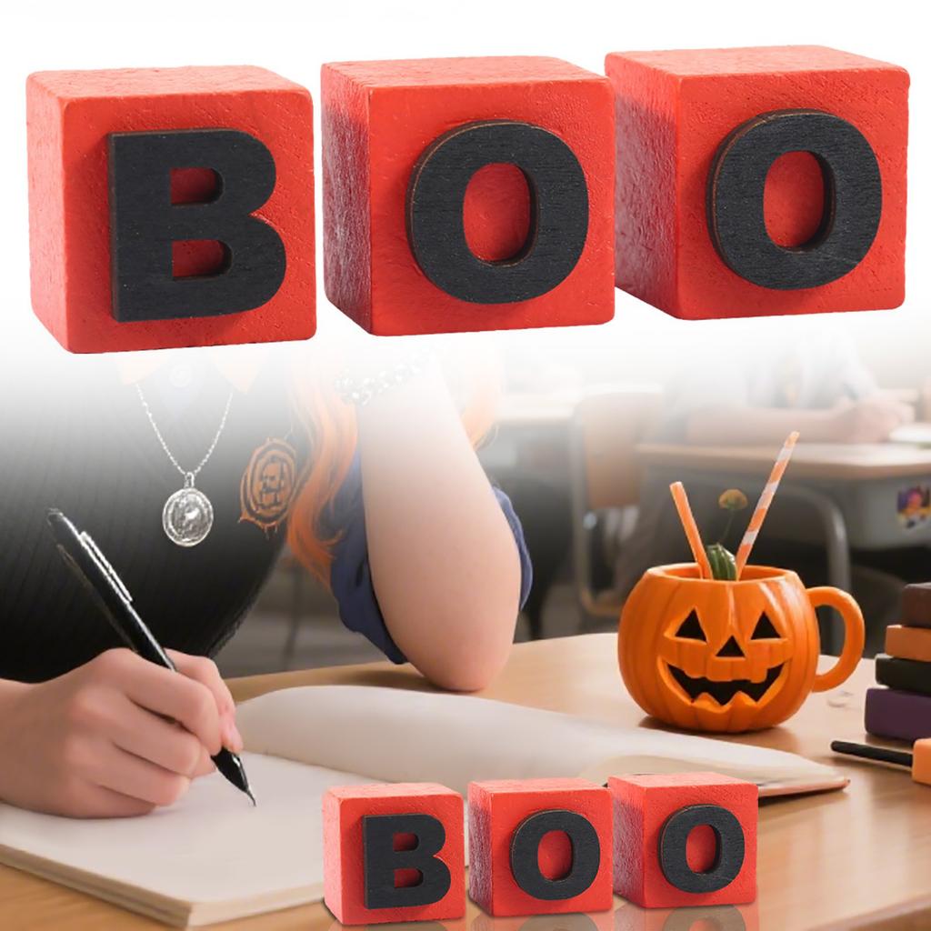 3 Piece Halloween Wooden Tiered Tray Decorations Home Decor Items Halloween Party And Kitchen Centrepiece Decorations