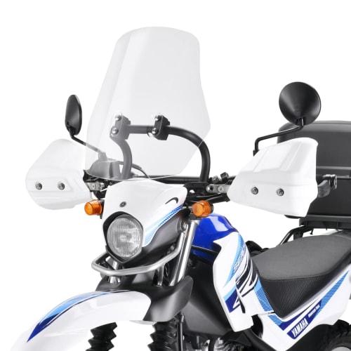 ZETA RACING Adventure Windshield Large Screen Replacement/Option Size (357mm X 403mm) Thickness (3mm) Polycarbonate Long Touring Windshield Dirtfreak