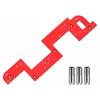 Wardrobe Invisible Embedded Handle Slotting Template Kitchen Handle Cabinet Door No Handle Needed Slot Positioning Tool