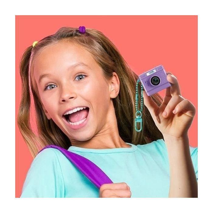 Appareil Photo et Vidéo Numérique Mini Cam’ – Vintage - avec Porte-clé et Carte SD 1Go Incluse – Photo Creator – CLK 06 Canal Toys