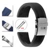 Silicone Strap 20mm 22mm 24mm for Seiko for Rolex Universal Bracelet Quick Release Replacement Bracelet Folding Buckle Wristbelt