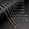 HNSP Stainless Steel Chain Necklace For Men Zircon Pendant Accessories Male Neck Chains