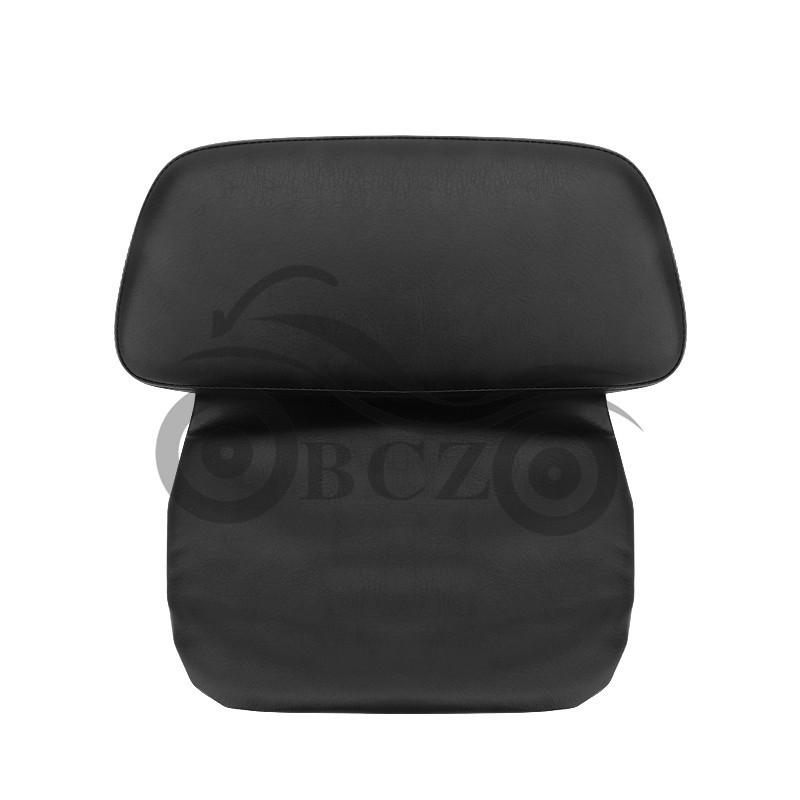 Harley Motorcycle Glide with Large Integrated Backrest and Dual Headlights Tail Box
