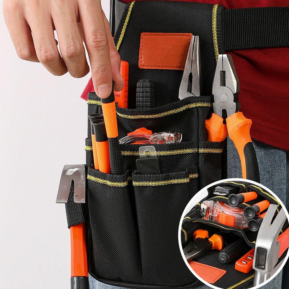 Multifunction Storage Bag Multiple Pockets Toolkit Pouch Repair Bag  Hardware Maintenance Organizer