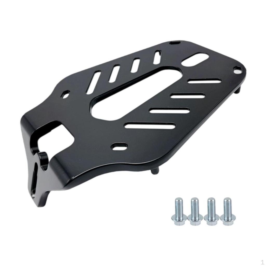 Trunk Bracket Rear Tail Box Carrier Sturdy Mounting Base Plate Aluminum Alloy Extension Support