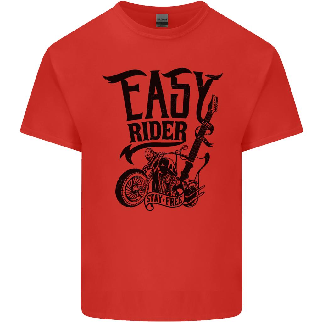 Easy Rider Motorcycle Motorbike Biker Unisexs Light Cotton TShirt