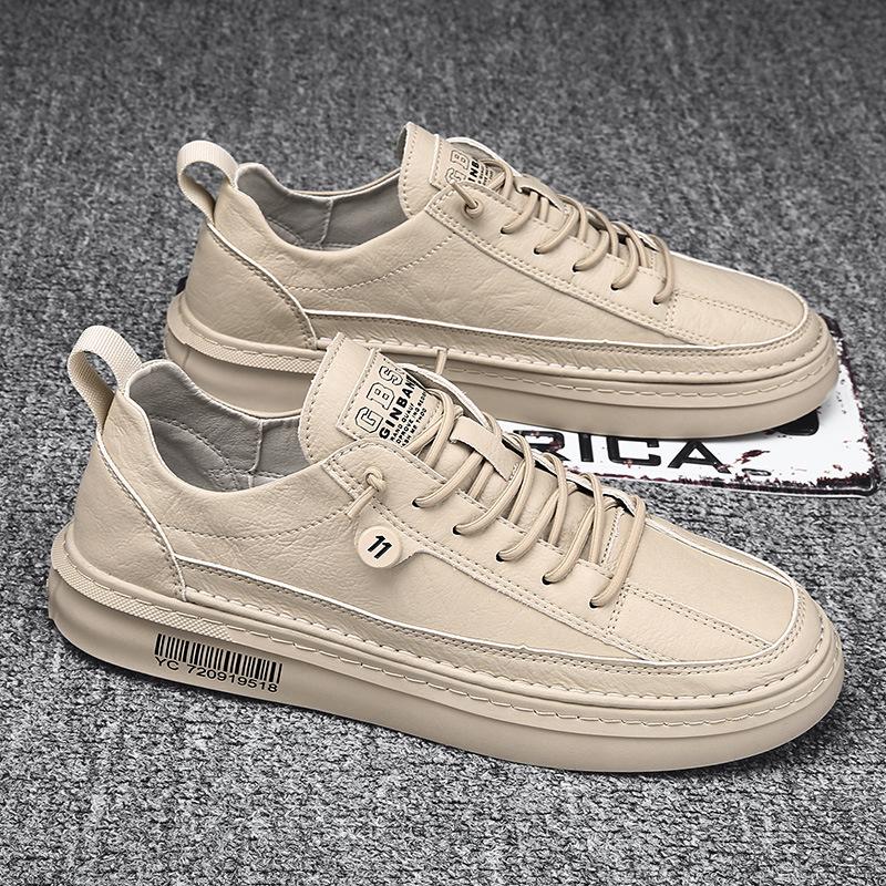 New Mens Casual Sneakers Autumn Trendy Lightweight Comfortable PU Shoes Versatile Walking Shoes Hombre