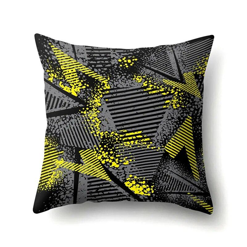 Geometric Pillowcase Car Lumbar Pillow  Cushion Sofa  toon Pattern