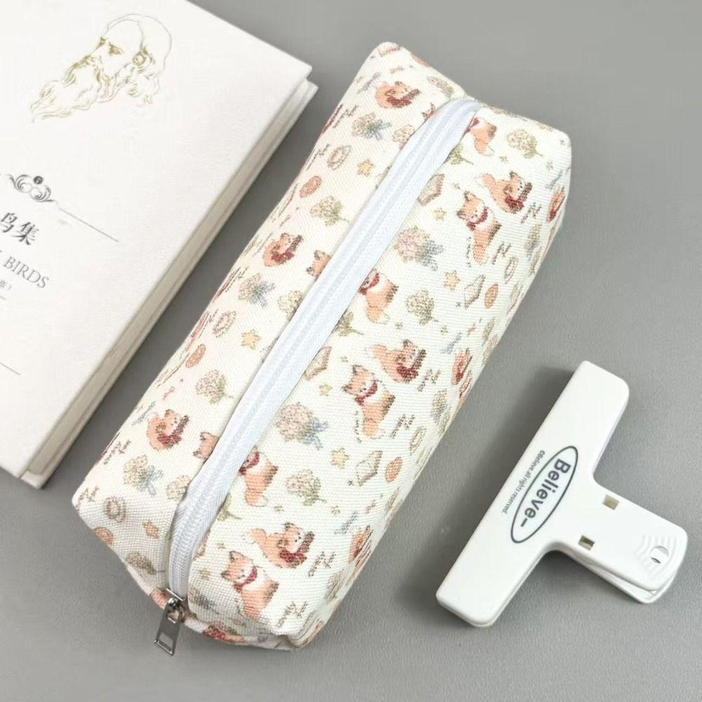 Animal Stationery Bag Large Capacity Storage Bag Cute Pen Bag  Gift