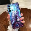 Case for Samsung Galaxy A51 A73 A22 A52 A41 A25 A71 A24 A55 A26 A72 A35 A23 A53 A36 A32 Black Soft Phone Cover Dragon Ball Son