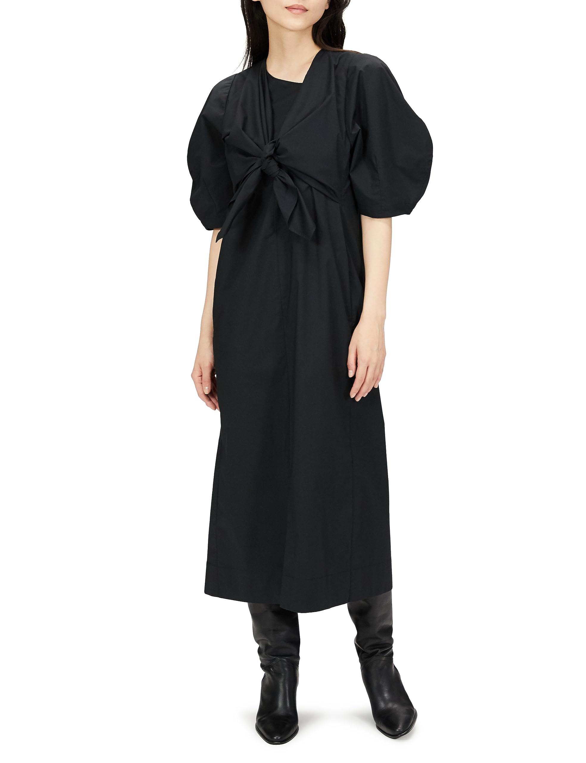 

Knot shirt dress 16WFO234061 BLK [Styling/] Women s чёрный