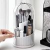 Large Capacity Makeup Brush Storage Bucket 360° Rotating Lipstick Eye Shadow Storage Box  Bathroom