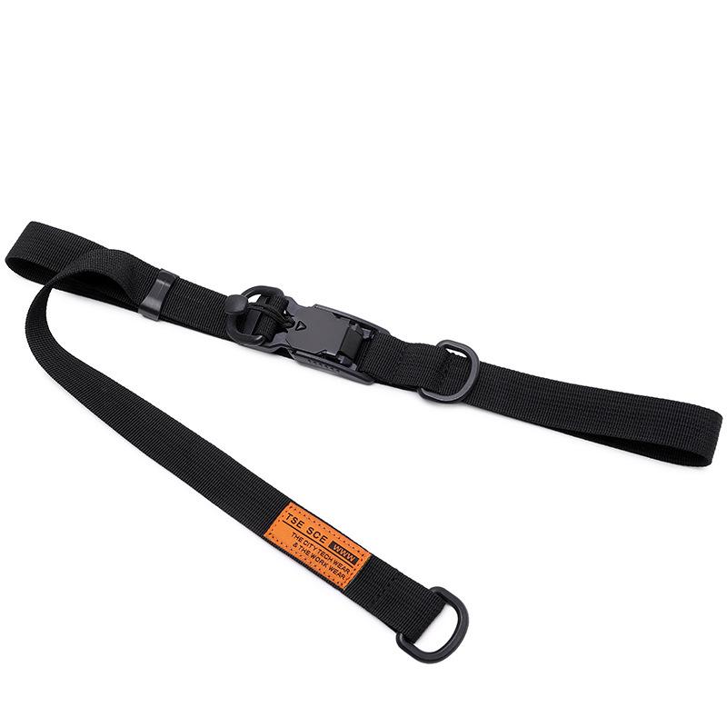 Unisex Kanvasbälte med Magnetiskt Spänne - Mångsidigt, Trendigt och Funktionellt Taktiskt Design, 2,5 cm Bredd