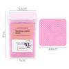 Pink Eyelash Glue Wipes: 200 Cotton Pads for Cleaning Glue Bottles