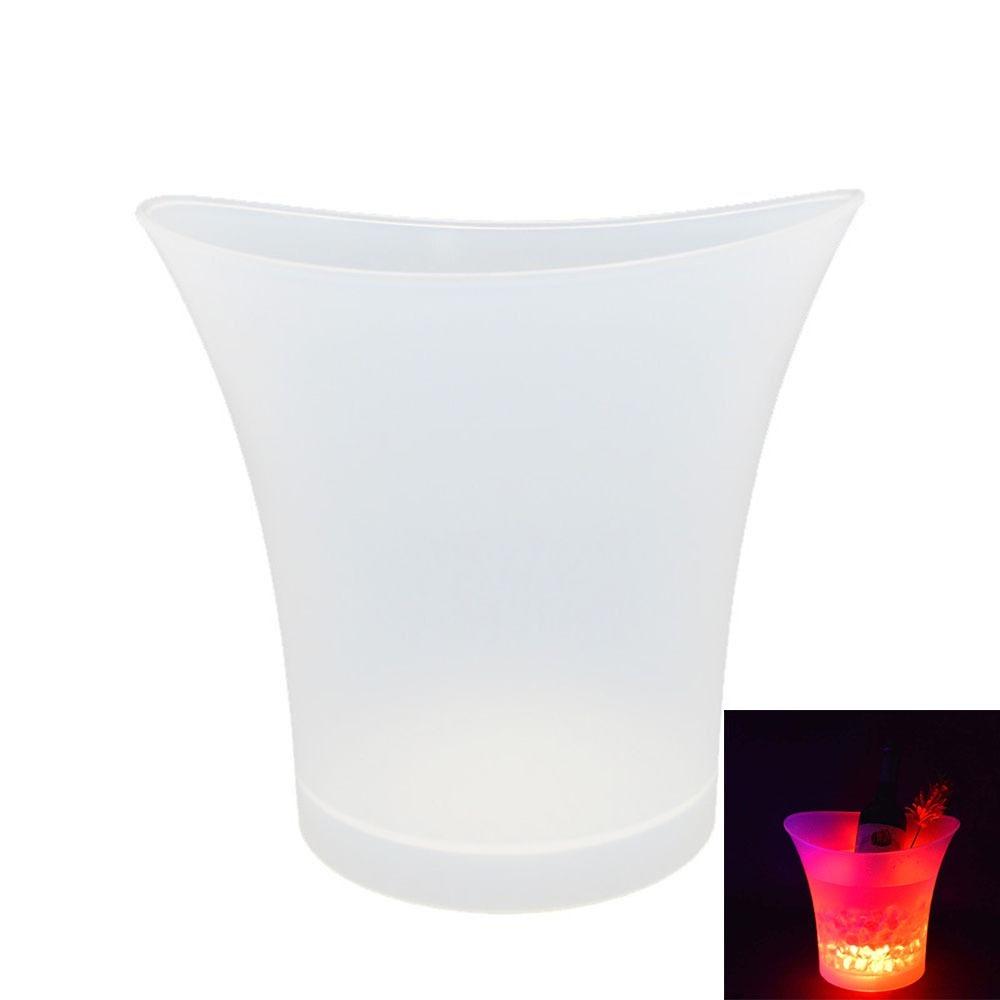 Party Light Up Bar Świecąca lampa stołowa LED Wiaderko na lód 5L Zmiana koloru