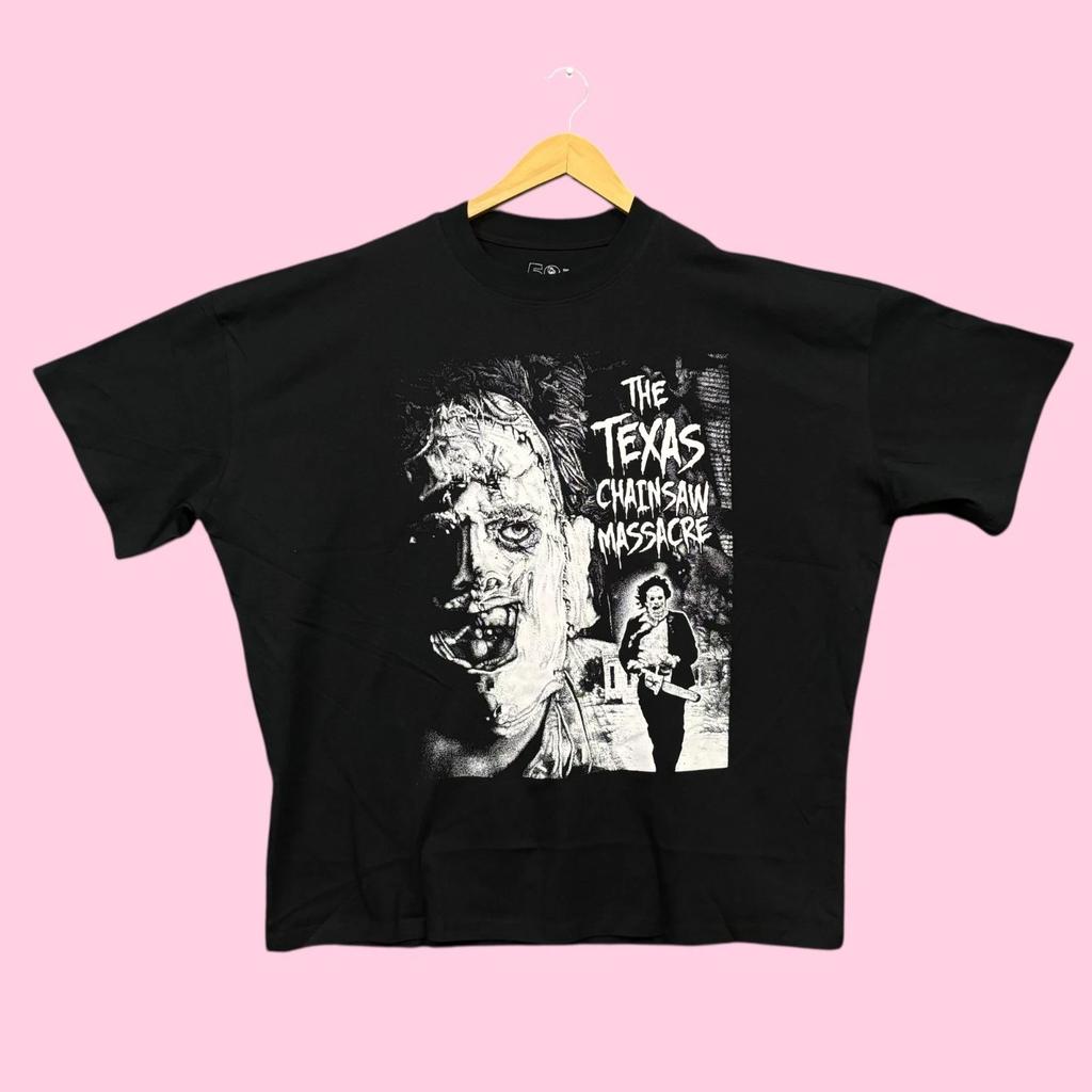 Massacre à la tronçonneuse Texas Leatherface Qui survivra ? T-shirt Oversize L