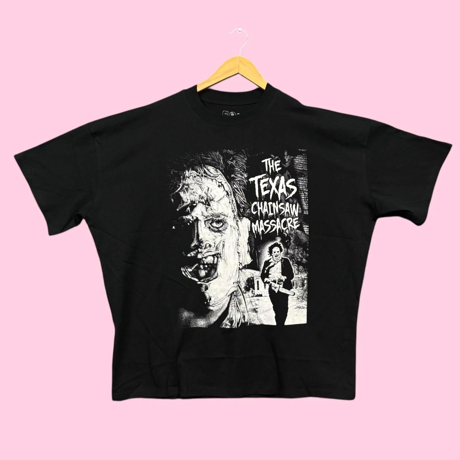 

The Texas Chainsaw Massacre Leatherface Who Will Survive Oversized Tee L S
