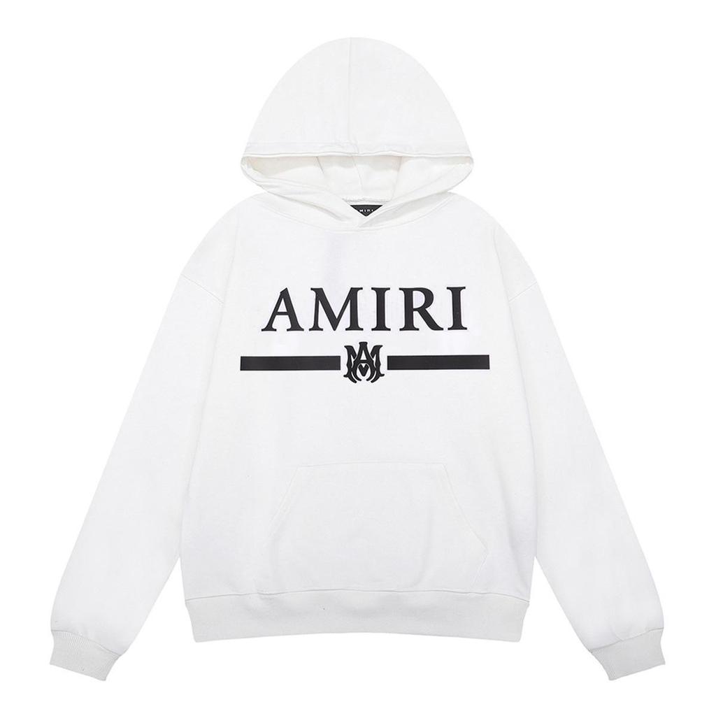 Amri Design Unisex Hooded Sweatshirt with Letter Print - Trendy European & American High Street Style