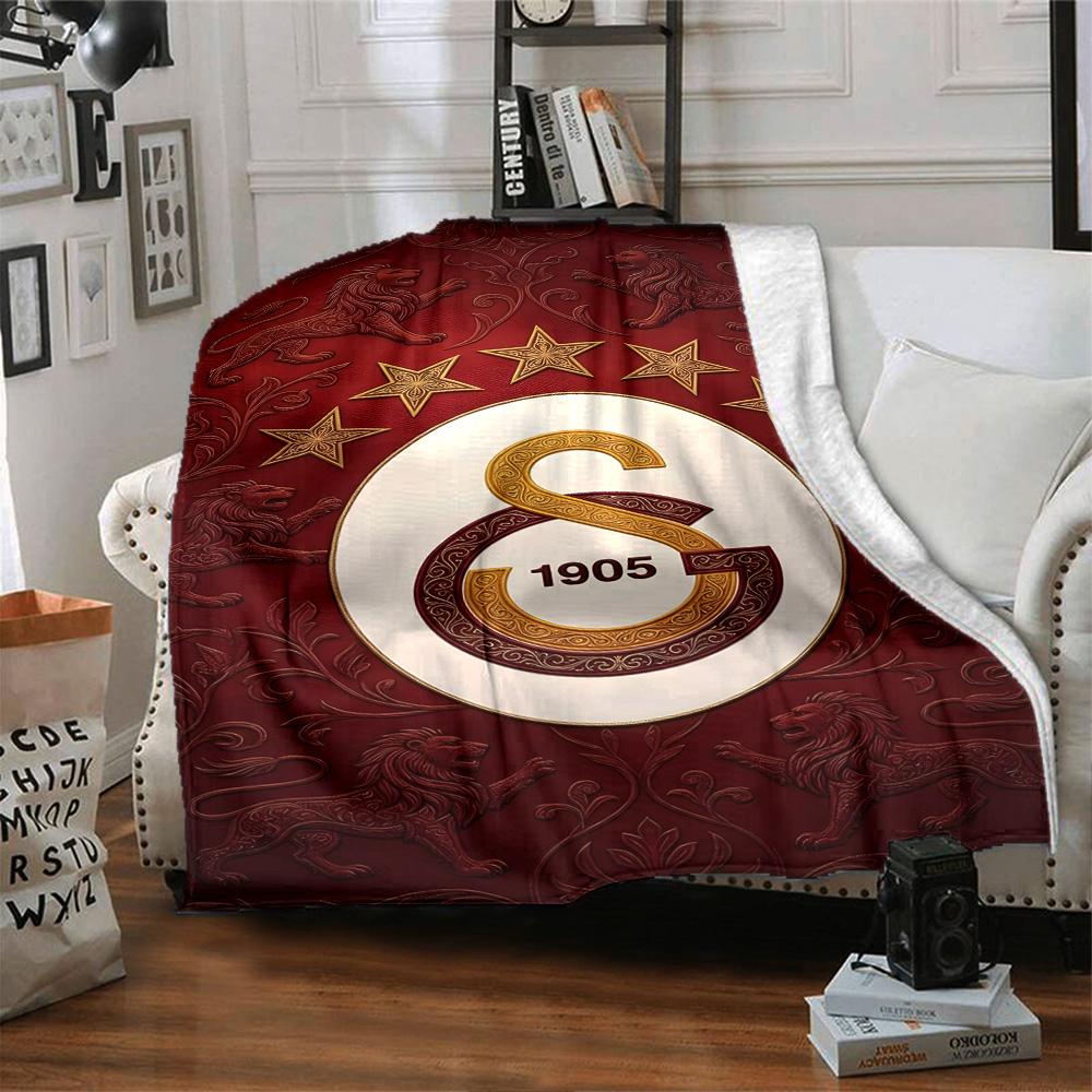 Galatasaray S.k Blanket Ultra-Soft Suitable for Office Chair Bed Office All-Season Use Stylish Decor Gift for Travel Home Birthdays