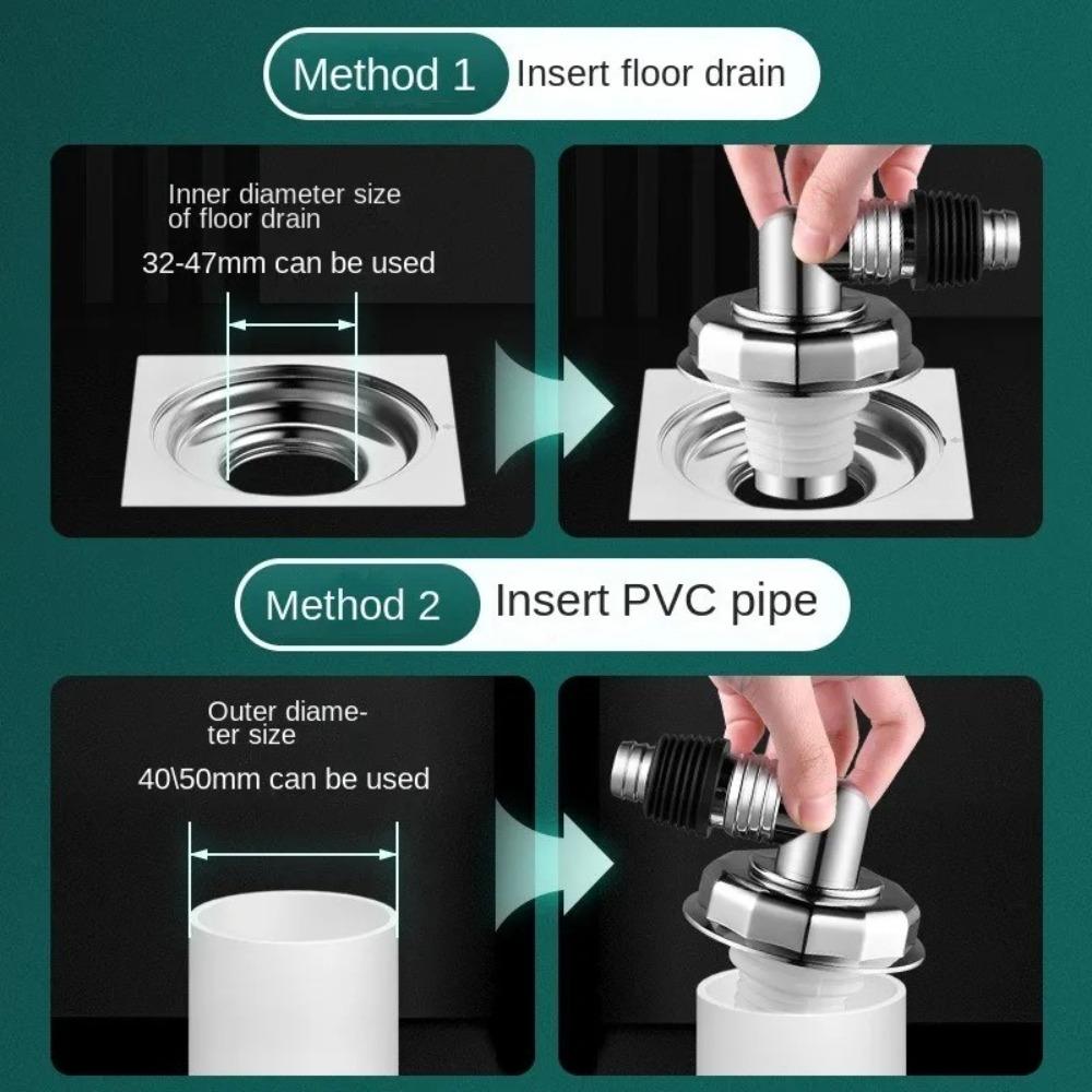 Anti odor Sink Drain Pipe Adapter Drainage Water Pipe Joint  Washing Machine Drainage Supplies