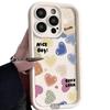 Colorful Heart Graffiti Phone Case for iPhone 17 Pro Max/16/15/14/13 Pro