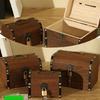 Decorative Locking Wooden Coin Saver Bucolic Treasure Box For Home Office Kids Bedroom Storage Accessories