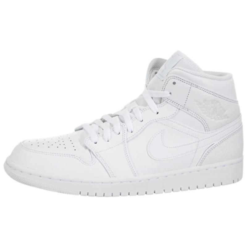

Jordan 1 Mid Triple White 2018 Jordan 554724-109 44
