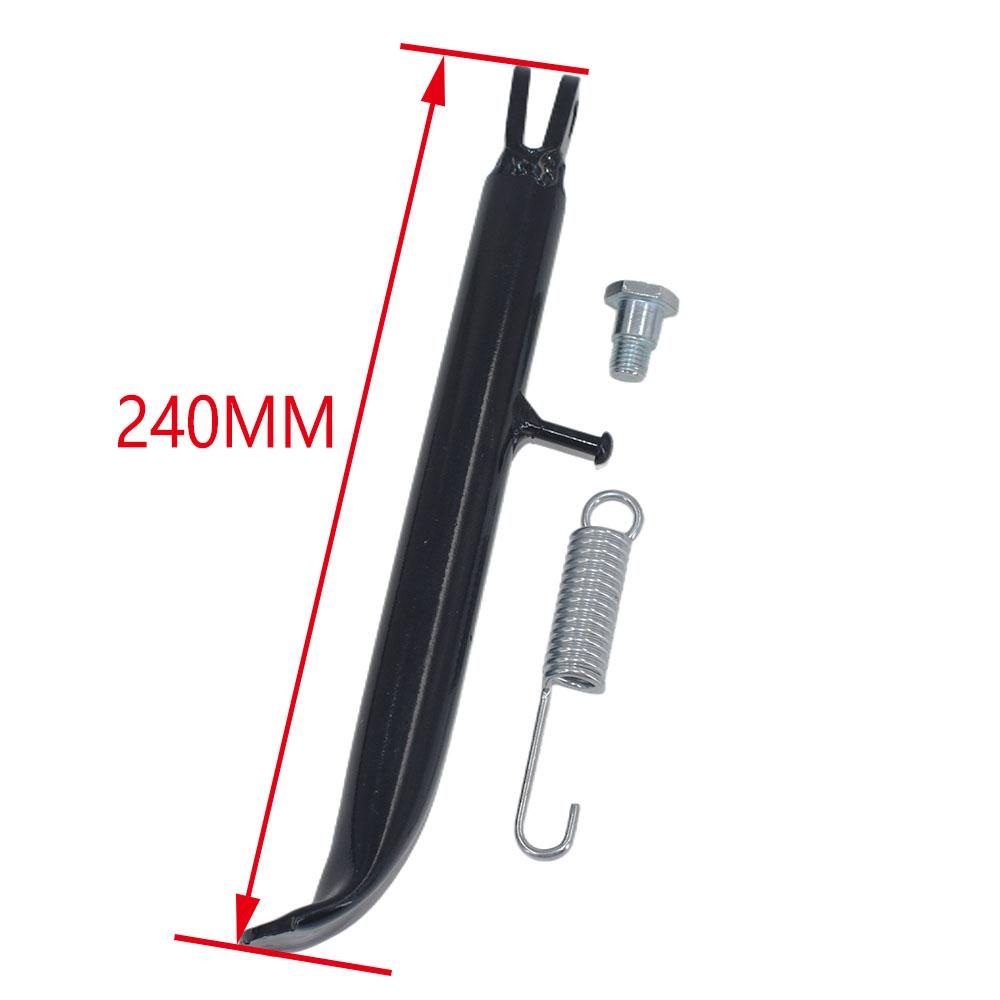 240MM - 420MM Dirt Pit Bike Sidestand with Spring Set 125cc 110cc 140cc for BSE Side Kick Stand for TTR  10 12 14 16 Inch
