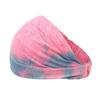 Cotton Yoga Headband Face Washing Fitness Elastic Headband Simple Tie Dye Headbands  Girls