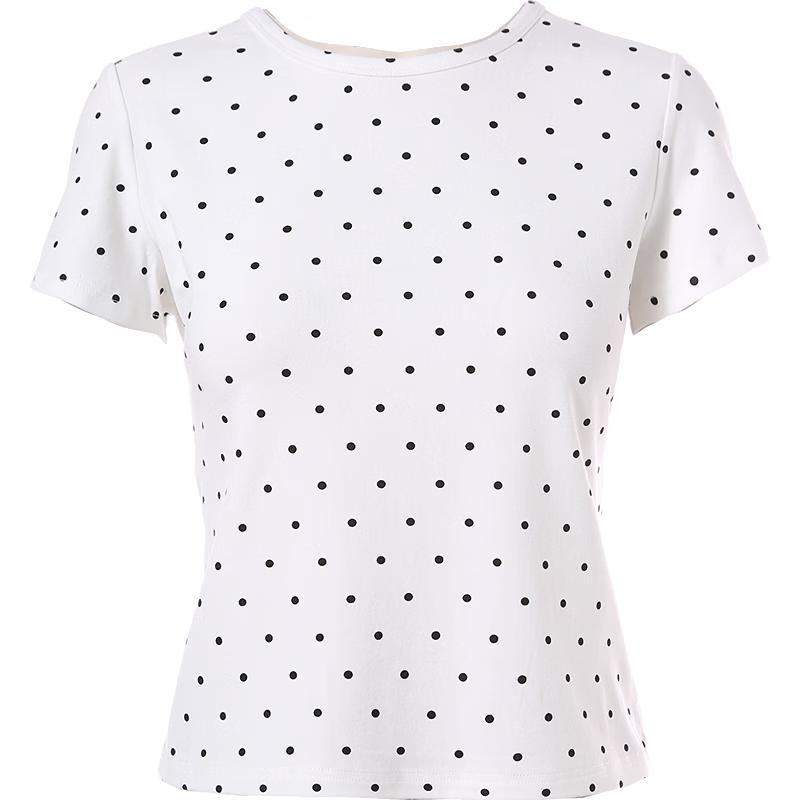 Betu Women's Polka Dot Short Sleeve T-shirt
