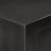 Drawer Chest Black & Gold 45 x 30 x 105 cm Solid Mango Wood