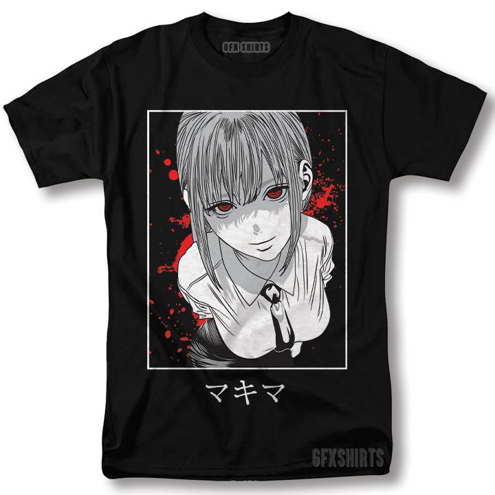 

Chainsaw Man Shirt CSM Denji Makima Power Waifu Anime Manga Graphic T-Shirt Unisex T-Shirt XXXXL