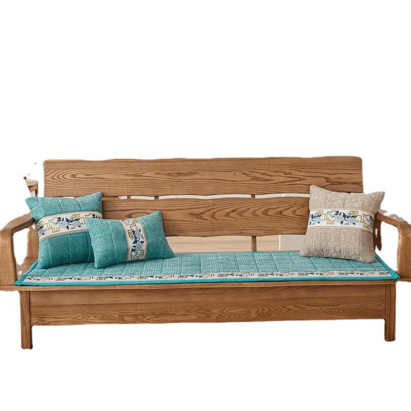 New Chinese Seat Cushion Chenier Solid Wood Mahogany Sofa Cushion Non-Slip Cover Towel Household Mattress Thickened For All Seasons