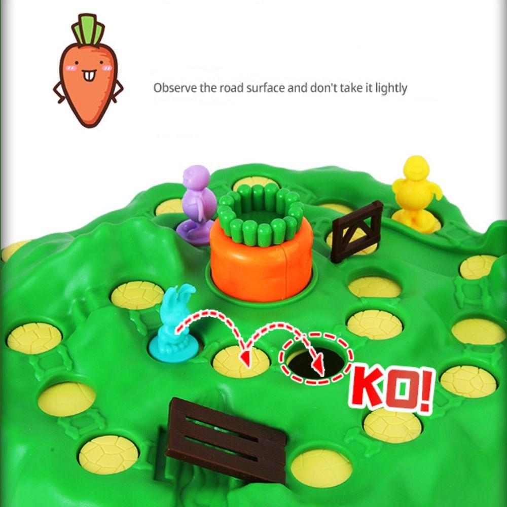 Country Competitive Trap Rabbit Cross Country Toy Bunny Bunny Board Game  Kids Party Game
