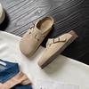 Neue Damen Clogs für Damen Mode Kork Wildleder Pantoletten Slipper Klassischer Kork Rutschfest für Outdoor Hausschuhe mit Fußgewölbeunterstützung D230