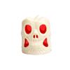 Skull Shape Candle Light Decorative Tabletop Ornament for Party Scene Small Oil Lamp Halloween Event Gift Home Decor