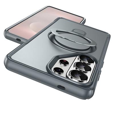 Für Magsafe Kickstand Hülle für Samsung Galaxy S26 S25 S24 S23 Edge Plus Ultra A05 A06 A54 A16 A36 A56 A07 Magnetische Klare Abdeckung