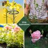 3 Pcs Plant Support Stakes Twist Tomato Stakes Spiral Plants Stakes Iron Garden Stakes Supports with Twist Ties for Climbing Plants Vines