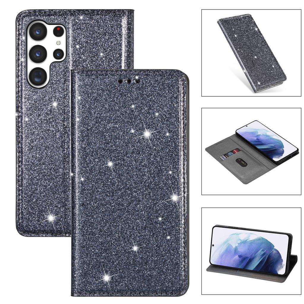 Süße Glitzernde Geldbörse Kartenfächer Handyhülle Für Samsung S26 Ultra S25 Plus S24 S23 A36 A56 Flip Starke Magnetische Buchhülle