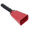 Cow Bell Metal PVC Ergonomic Handle Cheering Bell Noise Maker with Wrist Strap for Sports Events