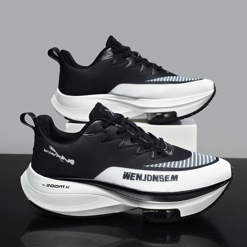 

Autumn new air cushion breathable sports men s running shoes fashion trendy shoes men s sneakers 39 чорний