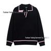 25th Anniversary Logo Embroidered Wool Knit Zip-Up Hoodie Sweater